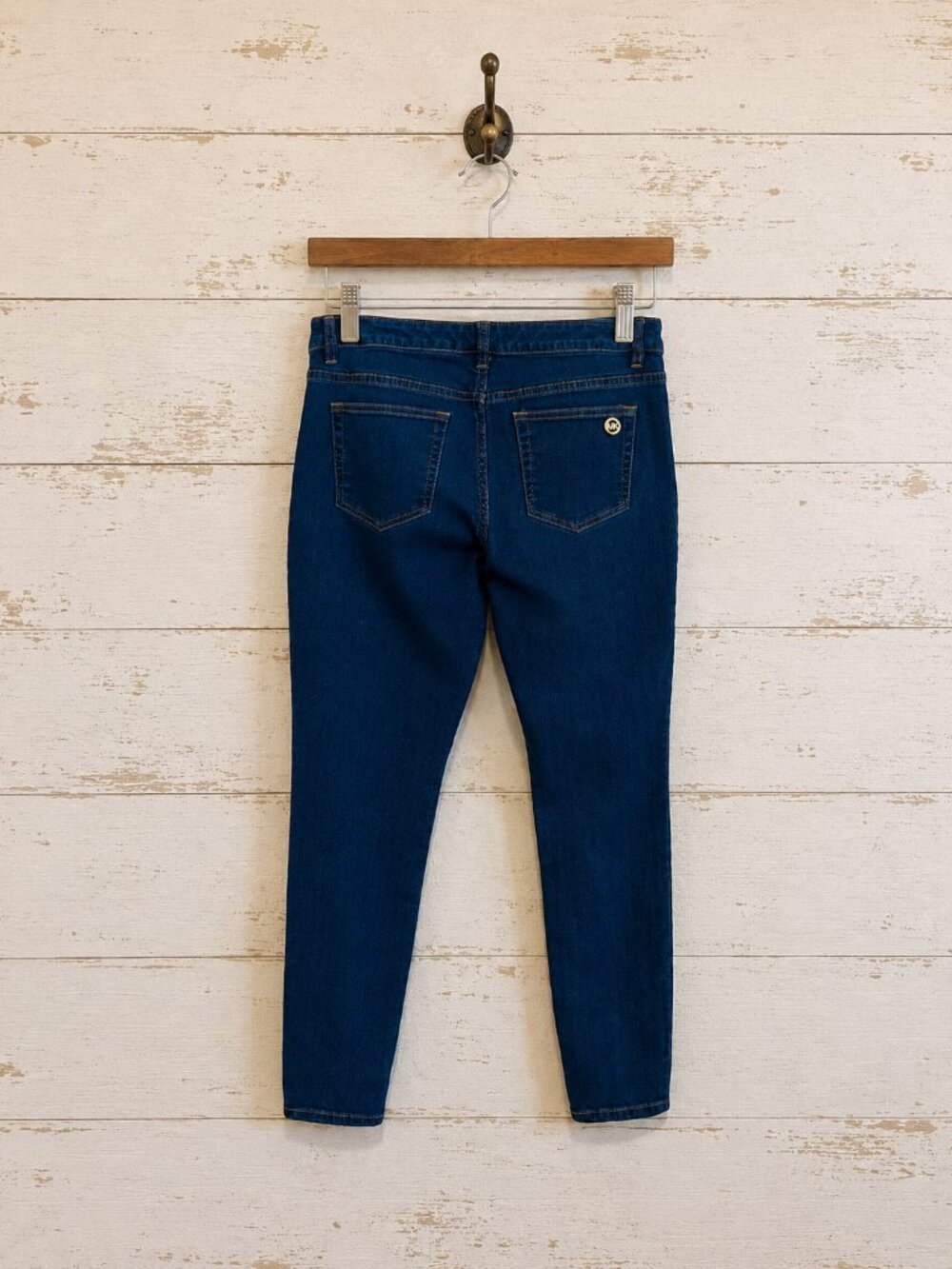 Michael Kors Women's Dash Wash Indigo Skinny Ankle Jeans Size 8 - Picture 4 of 6